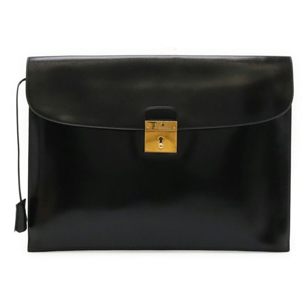 Hermes Box Calf Kirius Clutch Bag